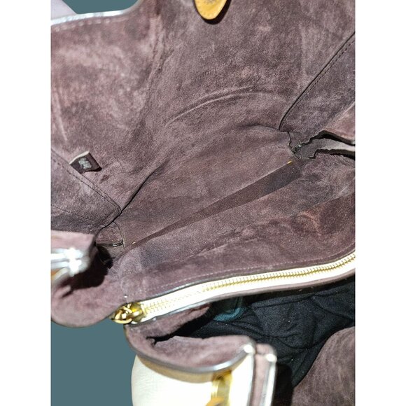 Coach Glovetanned & Pebble Leather Harmony Hobo Colorblock Shoulder Bag - Picture 16 of 16